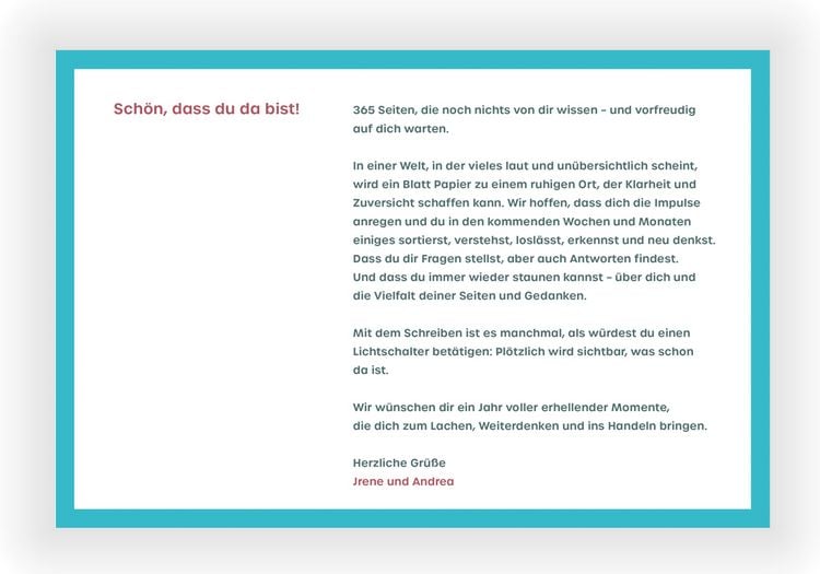 Produktbild: 365 neue Seiten von dir