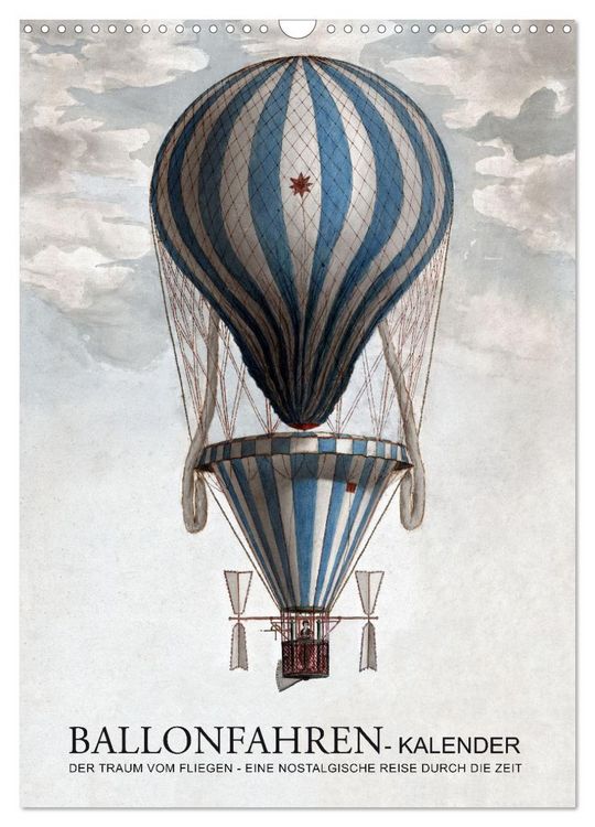 Produktbild: Ballonfahren Kalender (Wandkalender 2026 DIN A3 hoch), CALVENDO Monatskalender