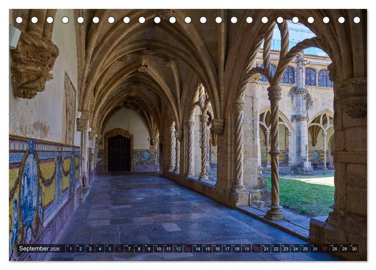 Produktbild: Portugal - Bilder dreier St&auml;dte (Tischkalender 2026 DIN A5 quer), CALVENDO Monatskalender