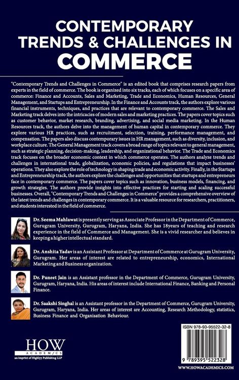 Produktbild: Contemporary Trends & Challenges In Commerce