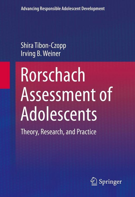 Produktbild: Rorschach Assessment of Adolescents