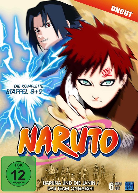 Produktbild: Naruto - Die komplette Staffel 8 & 9 - Uncut [6 DVDs]