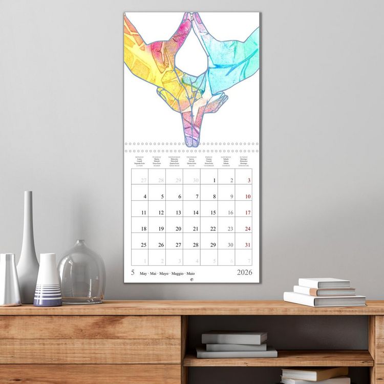 Produktbild: Your personalised yoga planner (Wall Calendar 2026 12 &times; 12 Inch) CALVENDO 12 Month Wall Calendar