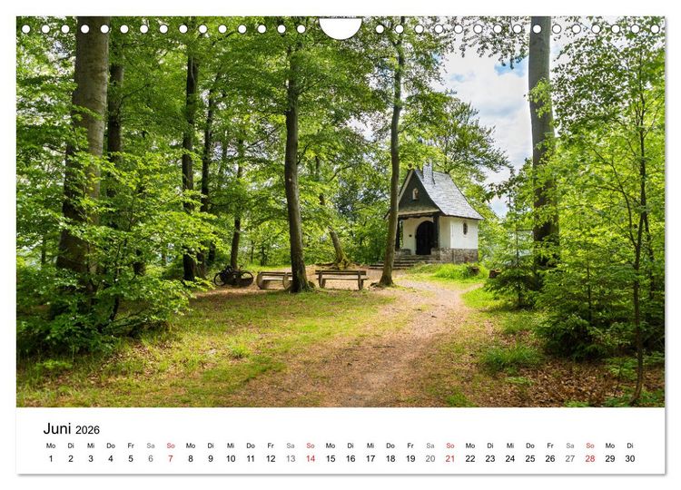 Produktbild: SAUERLAND &ndash; Besondere Orte (Wandkalender 2026 DIN A4 quer), CALVENDO Monatskalender