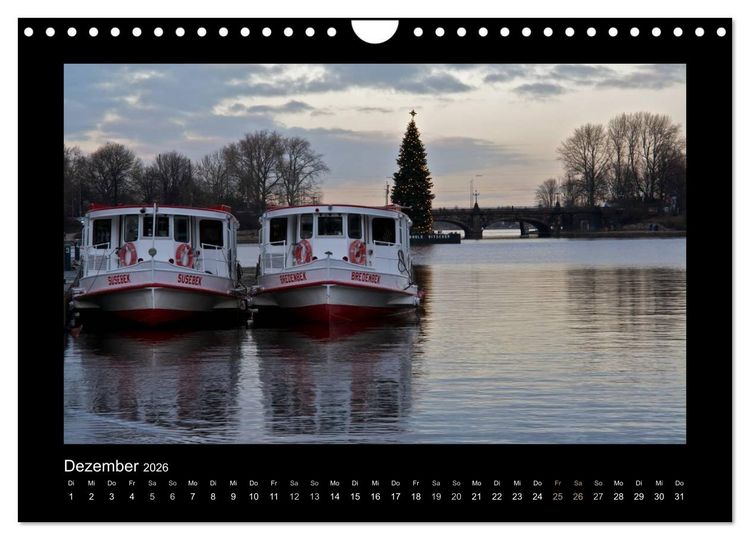 Produktbild: Hamburg - Impressionen (Wandkalender 2026 DIN A4 quer), CALVENDO Monatskalender