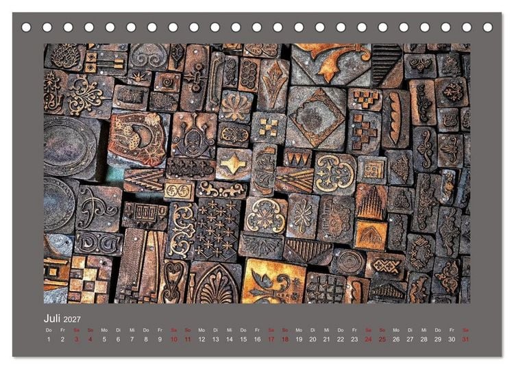 Produktbild: Auf Guttenbergs Spuren (Tischkalender 2027 DIN A5 quer), CALVENDO Monatskalender