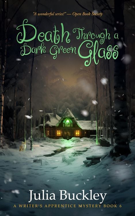Produktbild: Death Through a Dark Green Glass (the writer's apprentice, #6)