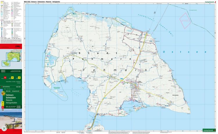 Produktbild: freytag & berndt Wanderkarte WKD 5365 Fehmarn - Ostholstein, Malente - Heiligenhafen 1:30.000