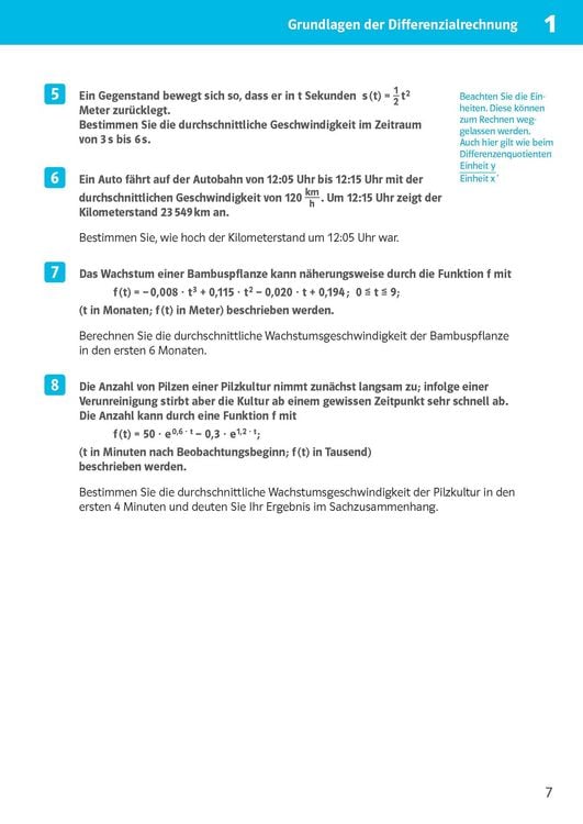 Produktbild: Klett Sicher im Abi 10-Minuten-Training Oberstufe Mathematik Differenzialrechnung