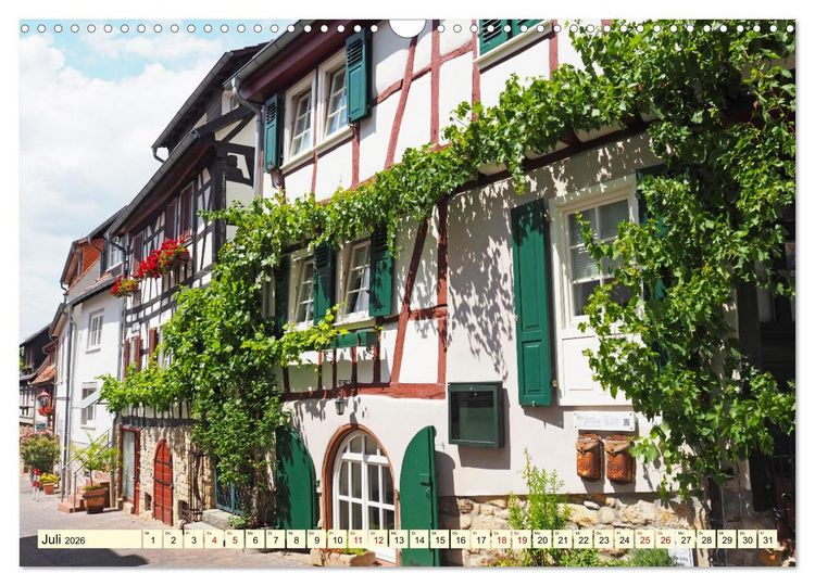 Produktbild: Heppenheim - Weinstadt unter der Starkenburg (Wandkalender 2026 DIN A3 quer), CALVENDO Monatskalender