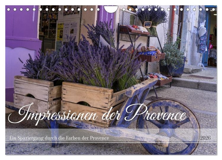 Produktbild: Impressionen der Provence (Wandkalender 2026 DIN A4 quer), CALVENDO Monatskalender