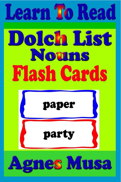 Produktbild: Dolch List Nouns Flash Cards