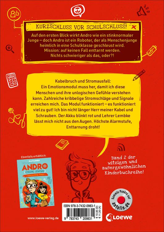 Produktbild: Andro, streng geheim! (Band 2) - Emotionen und andere St&ouml;rfaktoren