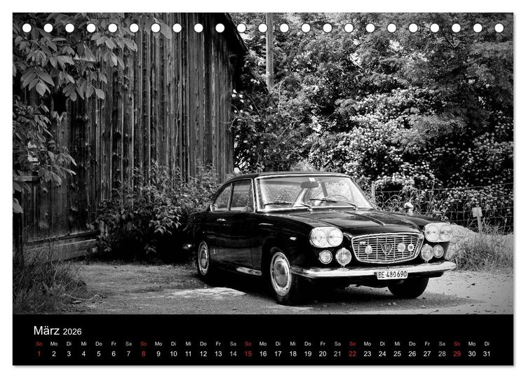 Produktbild: Lancia Flavia (Tischkalender 2026 DIN A5 quer), CALVENDO Monatskalender