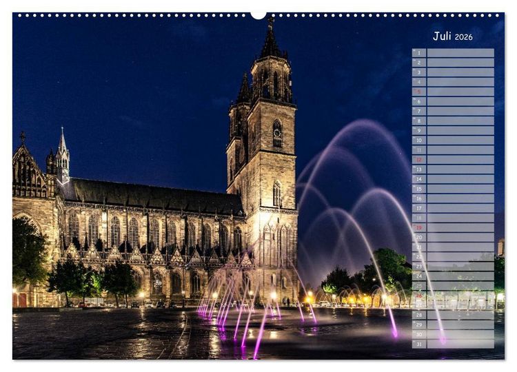 Produktbild: Der Magdeburger Dom 2026 (hochwertiger Premium Wandkalender 2026 DIN A2 quer), Kunstdruck in Hochglanz