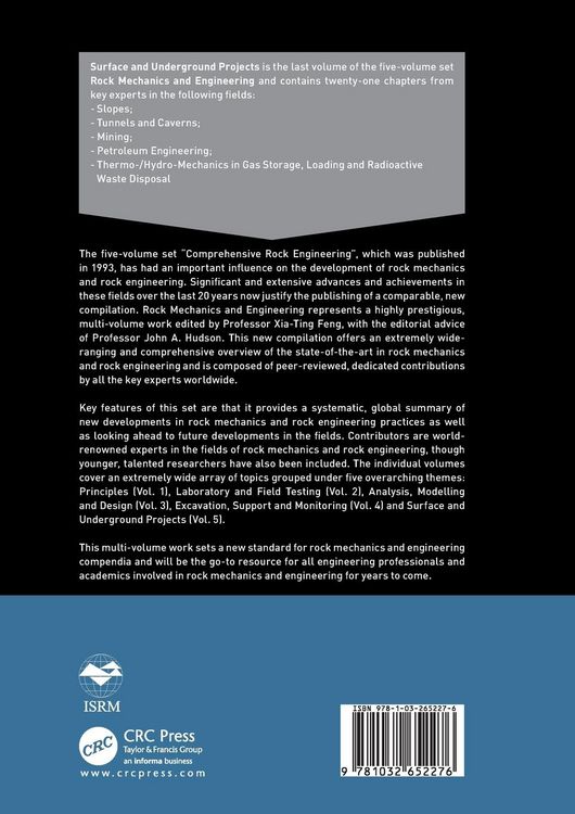 Produktbild: Rock Mechanics and Engineering Volume 5