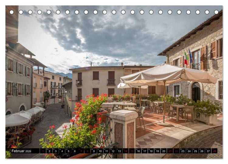 Produktbild: Gardasee - Impressionen aus der Lombardei (Tischkalender 2026 DIN A5 quer), CALVENDO Monatskalender