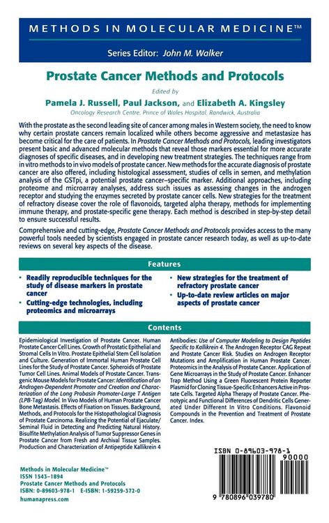 Produktbild: Prostate Cancer Methods and Protocols
