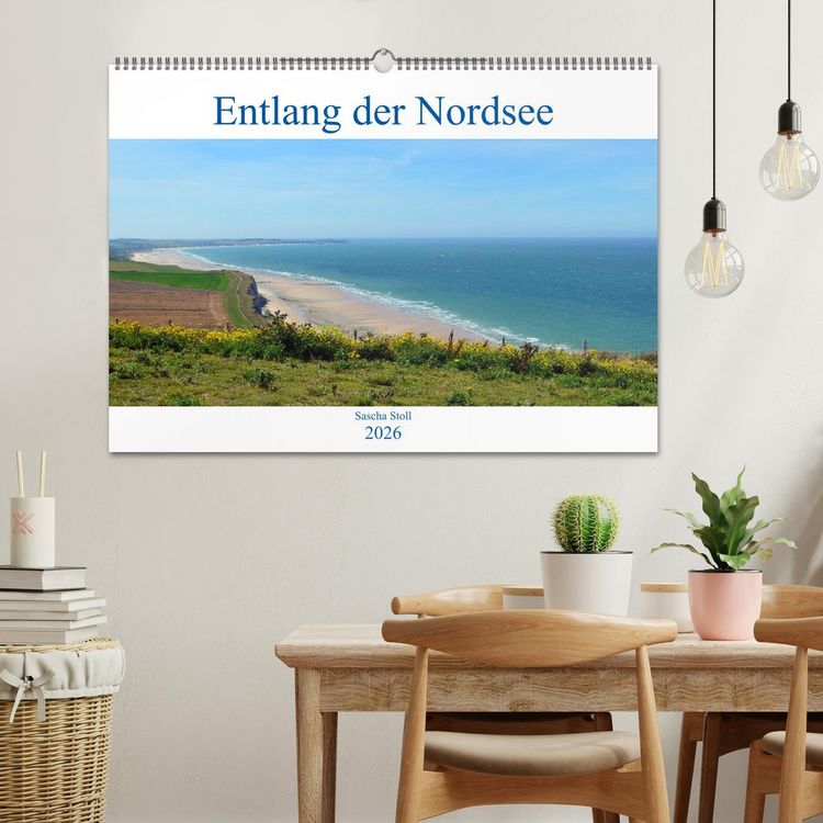 Produktbild: Entlang der Nordseek&uuml;ste (Wandkalender 2026 DIN A2 quer), CALVENDO Monatskalender