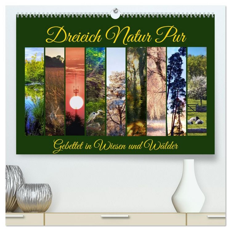 Produktbild: Dreieich Natur Pur (hochwertiger Premium Wandkalender 2026 DIN A2 quer), Kunstdruck in Hochglanz