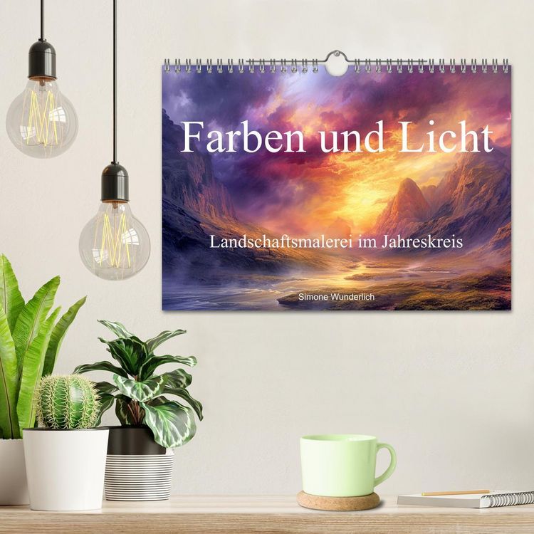 Produktbild: Farben und Licht - Landschaftsmalerei im Jahreskreis (Wandkalender 2026 DIN A4 quer), CALVENDO Monatskalender