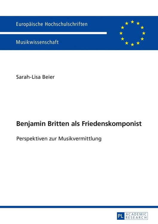 Produktbild: Benjamin Britten als Friedenskomponist