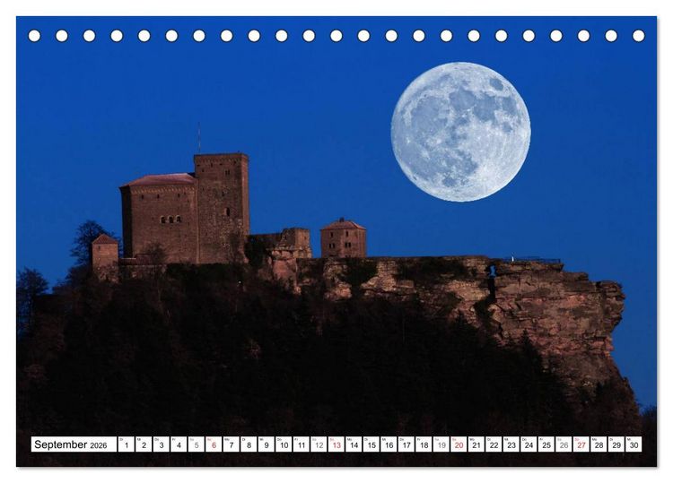 Produktbild: Tr&auml;ume im Mondlicht (Tischkalender 2026 DIN A5 quer), CALVENDO Monatskalender