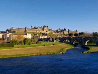 Produktbild: CALVENDO Puzzle Cit&eacute; de Carcassonne 1000 Teile Puzzle quer | 1000 Teile Lege-Gr&ouml;&szlig;e 64 &times; 48 cm Foto-Puzzle f&uuml;r gl&uuml;ckliche Stunden