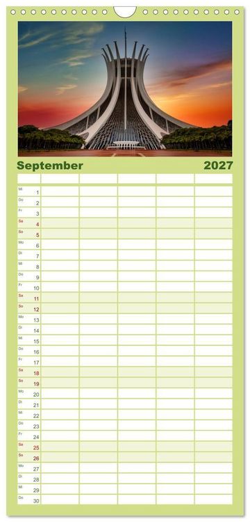 Produktbild: Familienplaner 2027 - Typisch Brasilien mit 5 Spalten (Wandkalender, 21 x 45 cm) CALVENDO