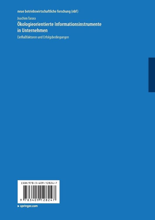 Produktbild: &Ouml;kologieorientierte Informationsinstrumente in Unternehmen