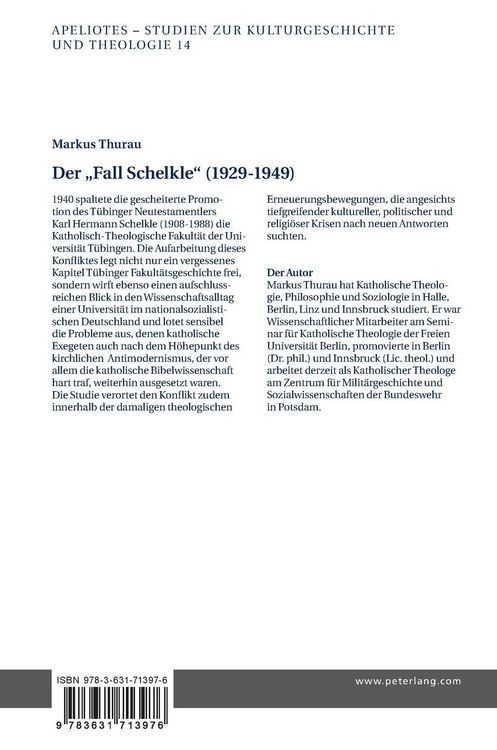 Produktbild: Der &laquo;Fall Schelkle&raquo; (1929&ndash;1949)