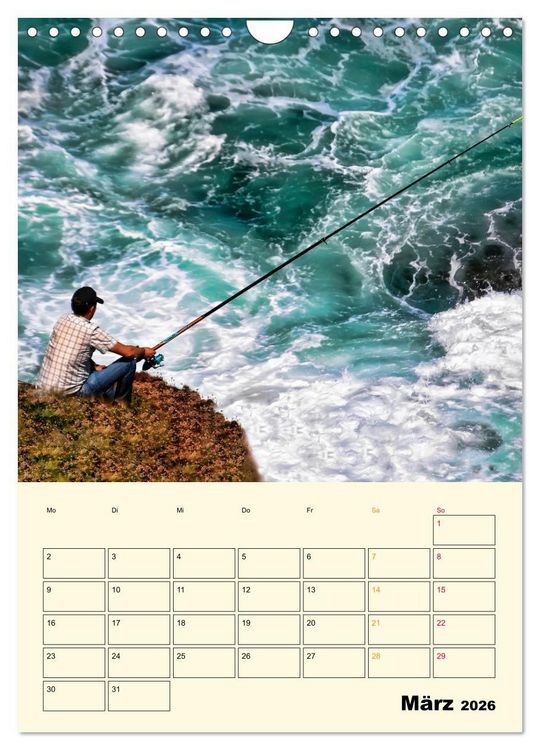 Produktbild: Angeln - extrem faszinierend (Wandkalender 2026 DIN A4 hoch), CALVENDO Monatskalender