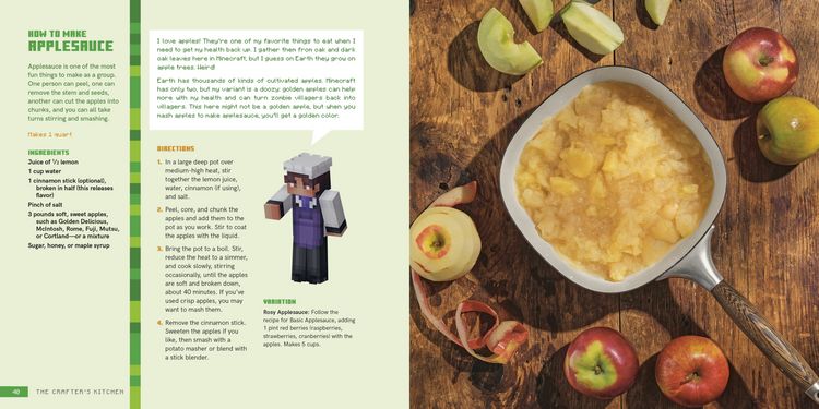 Produktbild: The Crafter's Kitchen: An Official Minecraft Cookbook for Young Chefs and Their Families