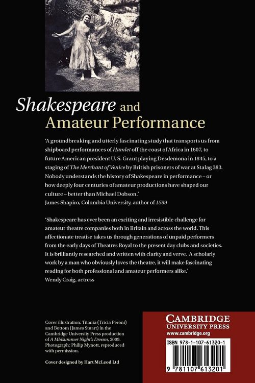 Produktbild: Shakespeare and Amateur Performance