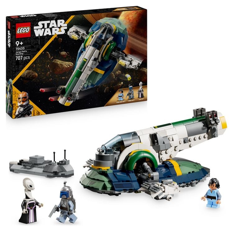 Produktbild: LEGO Star Wars 75433 Angriff der Klonkrieger Jango Fetts Sternenschiff