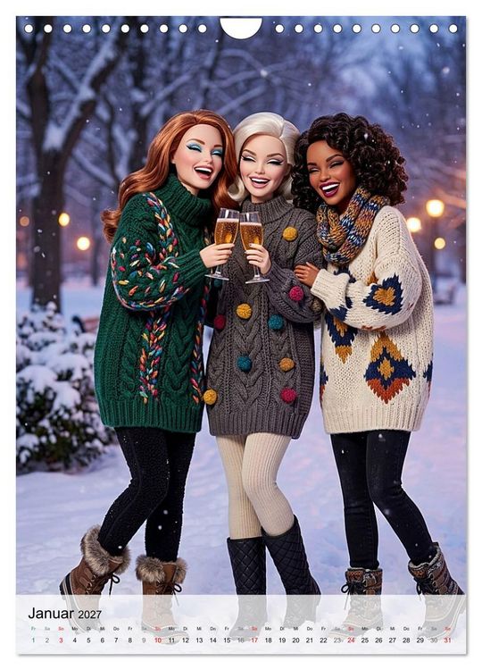 Produktbild: Fabulous Dolls &ndash; Im Hier und Jetzt (Wandkalender 2027 DIN A4 hoch), CALVENDO Monatskalender