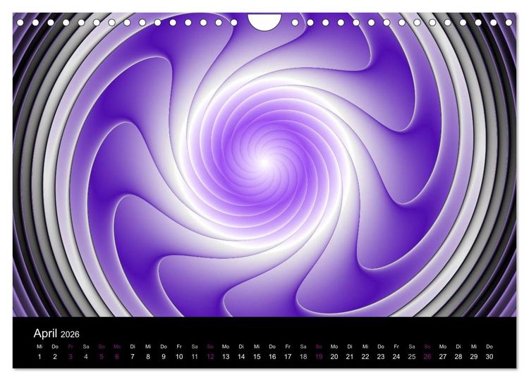 Produktbild: Die Farbe Lila (Wandkalender 2026 DIN A4 quer), CALVENDO Monatskalender
