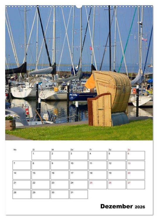 Produktbild: Marina Heiligenhafen (Wandkalender 2026 DIN A2 hoch), CALVENDO Monatskalender