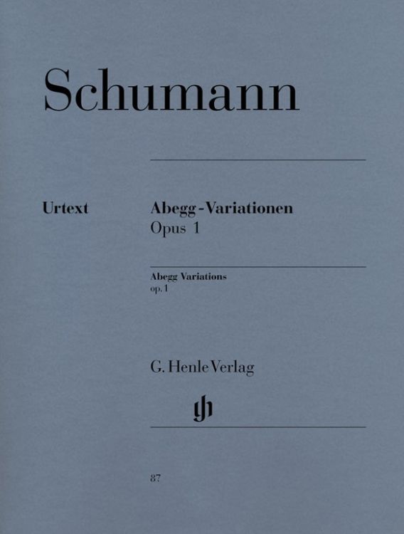 Produktbild: Robert Schumann - Abegg-Variationen op. 1
