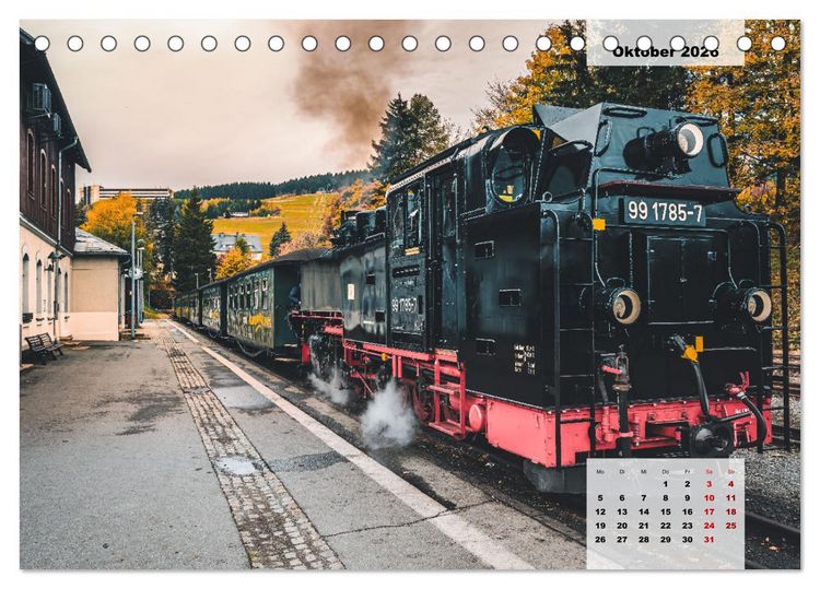 Produktbild: Oberwiesenthal und der Fichtelberg im Erzgebirge (Tischkalender 2026 DIN A5 quer), CALVENDO Monatskalender