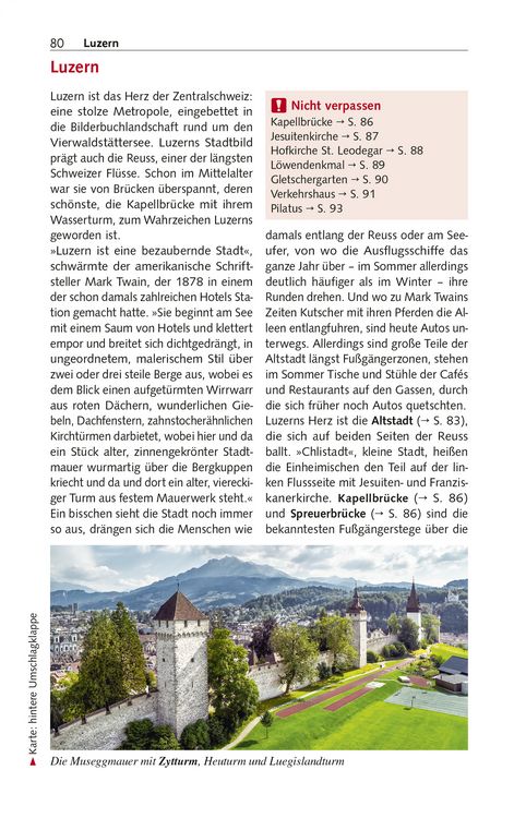 TRESCHER Reiseführer Zentralschweiz