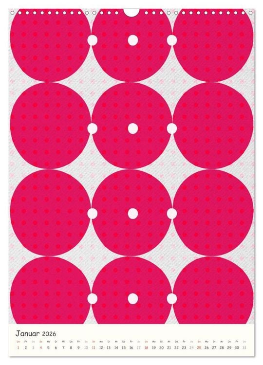 Produktbild: Punkt Punkt Punkt (Wandkalender 2026 DIN A3 hoch), CALVENDO Monatskalender
