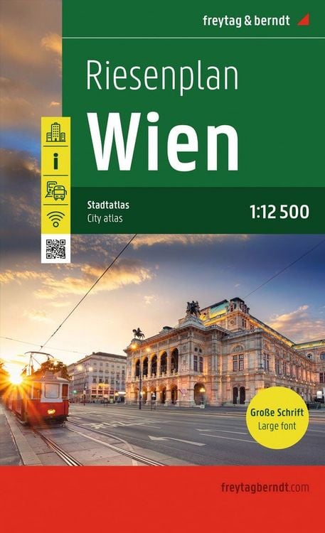 Produktbild: Freytag & berndt Stadtatlas Wien Riesenplan, St&auml;dteatlas 1:12.500