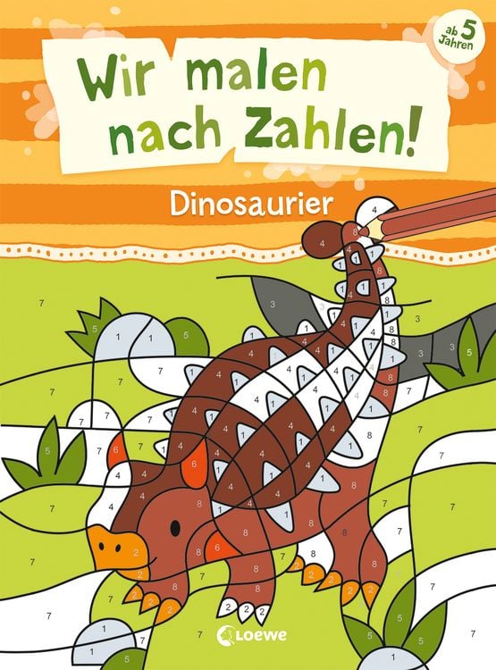 Produktbild: Wir malen nach Zahlen! - Dinosaurier