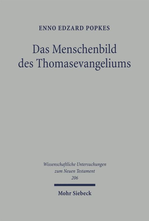 Produktbild: Das Menschenbild des Thomasevangeliums