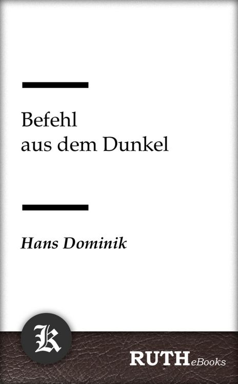 Produktbild: Befehl aus dem Dunkel