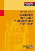 Produktbild: Geschichte der Juden in Deutschland 1781-1933