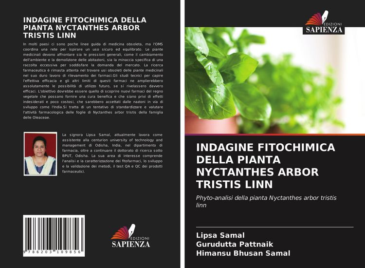 Produktbild: Indagine Fitochimica Della Pianta Nyctanthes Arbor Tristis Linn