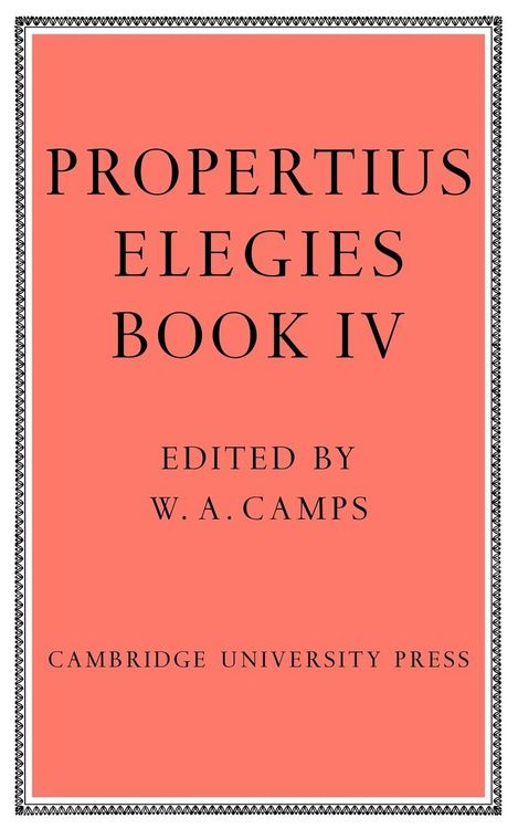 Produktbild: Propertius