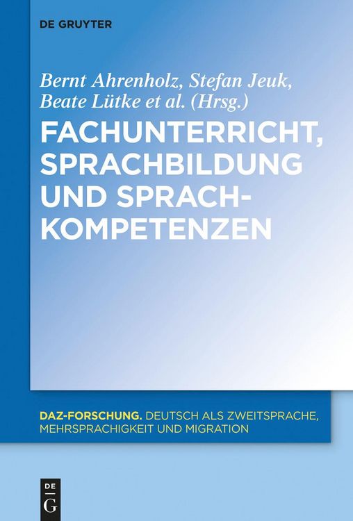 Produktbild: Fachunterricht, Sprachbildung und Sprachkompetenzen